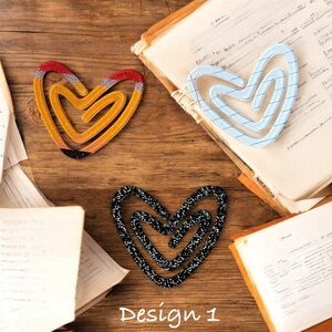 Heart-Shaped Decorative Pieces